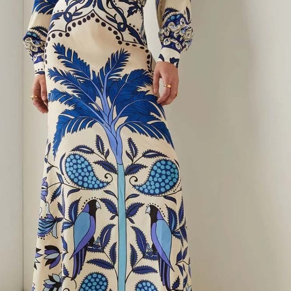 Palm Print Midi Skirts Set - Picture 5 of 16